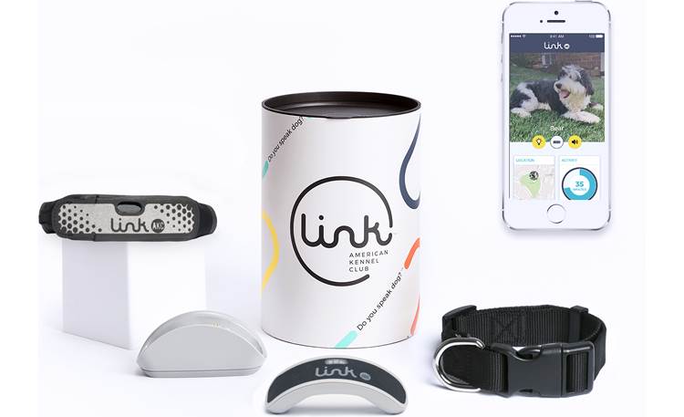 Link AKC Sport Shown with included accessories (except the phone — sorry folks!)