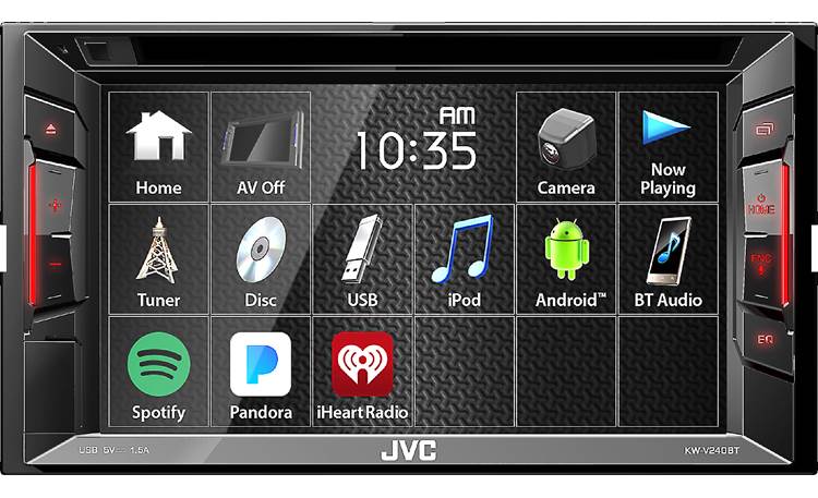 JVC KW-V240BT DVD receiver at Crutchfield