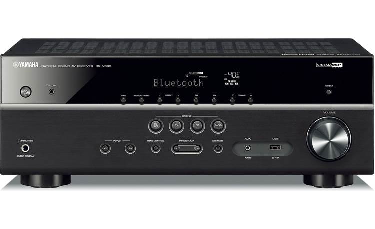 Wereldbol precedent heroïne Yamaha RX-V385 5.1-channel home theater receiver with Bluetooth® at  Crutchfield