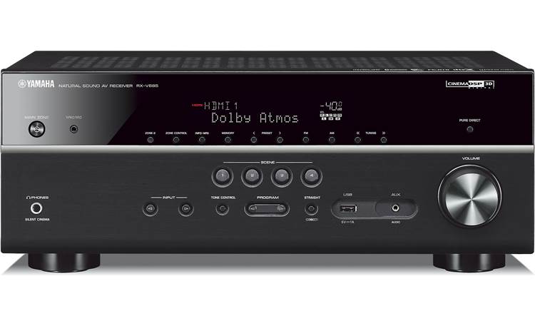 Schaap Op maat Rang Yamaha RX-V685 7.2-channel home theater receiver with Wi-Fi®, Bluetooth®,  MusicCast, Apple® AirPlay® 2, and Dolby Atmos® at Crutchfield