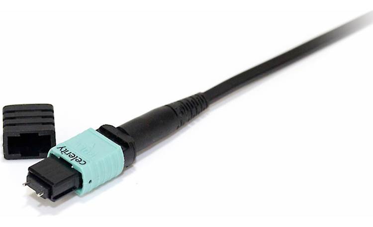 Celerity Technologies Universal Fiber Optic HDMI Cable The precision optical lens in each Celerity UFO cable and connector cable is kept free of dust and debris by a protective rubber cap