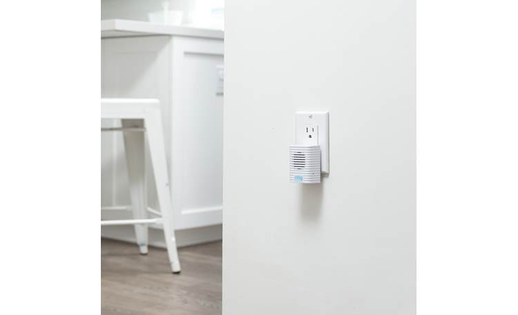 Ring Chime Plug in to a wall outlet wherever you want to hear alerts