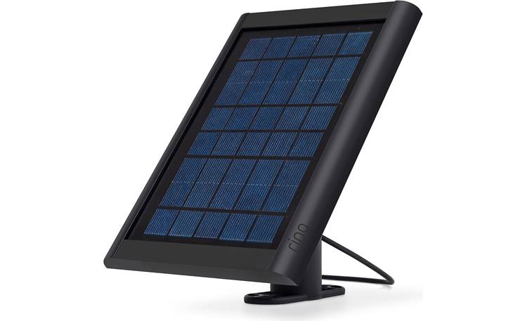 Ring Spotlight Cam Battery and Solar Panel Bundle The solar panel needs only a few hours of sunlight per day