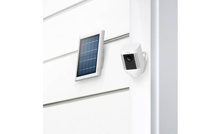 Ring Spotlight Cam Battery and Solar Panel Bundle Toolkit and mounting bracket are included for easy setup