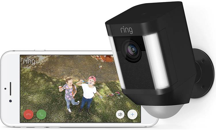 Ring Spotlight Cam Battery Catch the happy action, too!