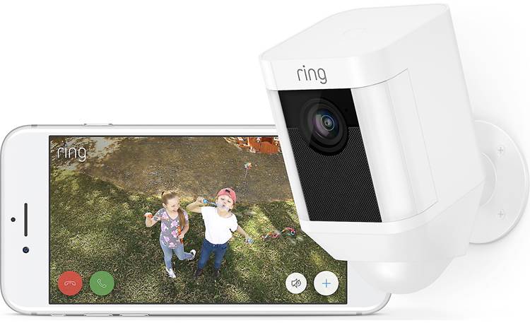 Ring Spotlight Cam Battery Catch the happy action, too!
