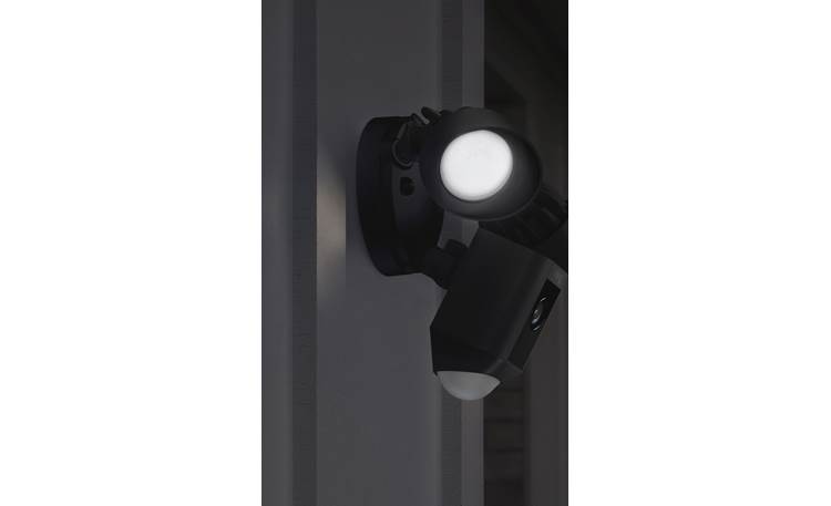 Ring Floodlight Cam Ultra-bright LED floodlights are motion-activated