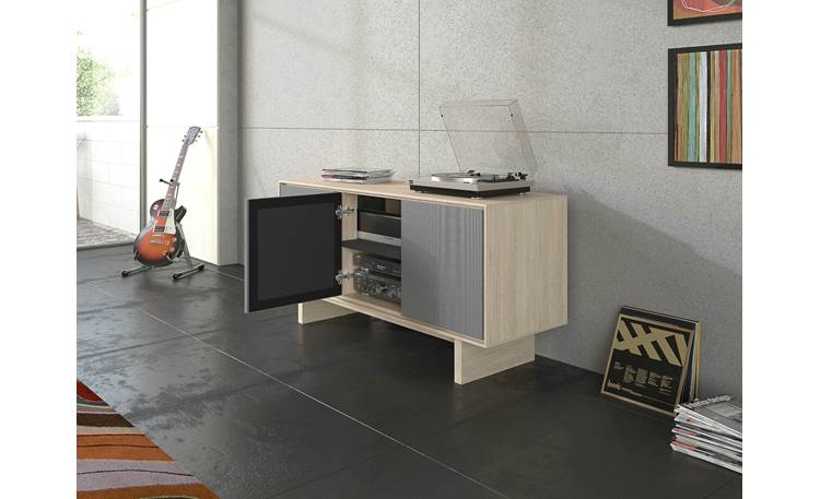 BDI Octave™ 8377GFL Drift Oak - right front (turntable and components not included)