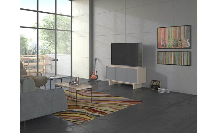 BDI Octave™ 8377GFL Drift Oak - holds a TV up to 70" in screen size (TV not included)