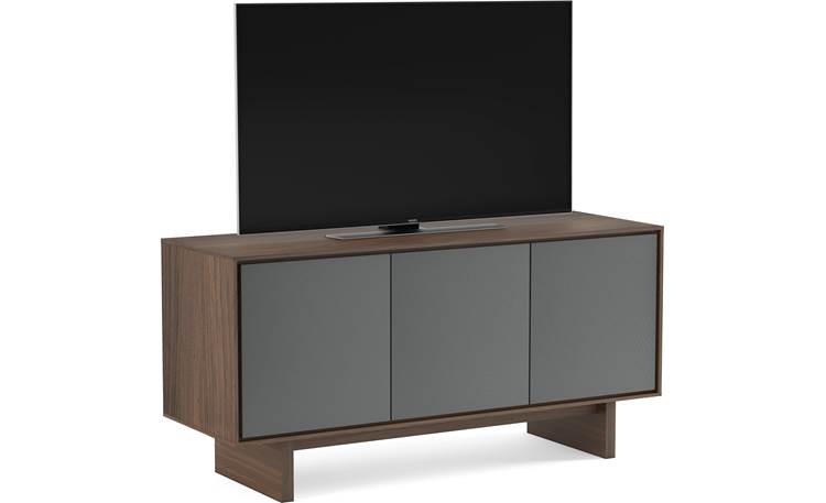 BDI Octave™ 8377GFL Toasted Walnut - left front (TV not included)