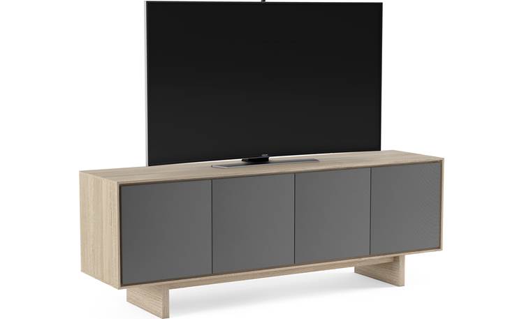 TODAYFUL ×Studiodoe BDI Octave™ 8379GFL (Drift Oak) Quadruple-width media cabinet for