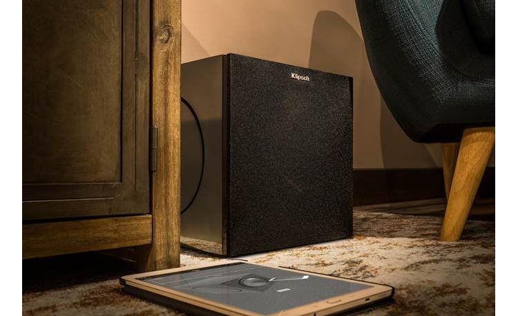 Klipsch C Series C-310ASWi Shown in room with grille in place