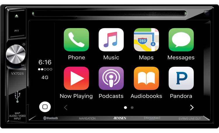 Jensen VX7024 Navigation receiver at Crutchfield