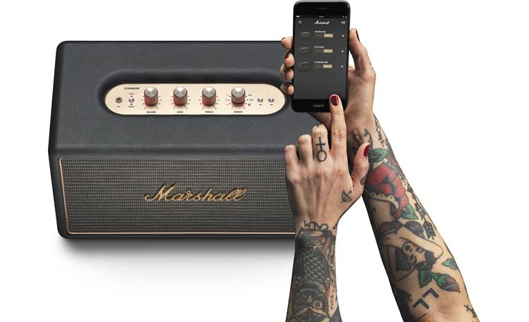 Marshall Stanmore Multi-room Black - control volume and EQ with Marshall Multi-room app (smartphone not included)