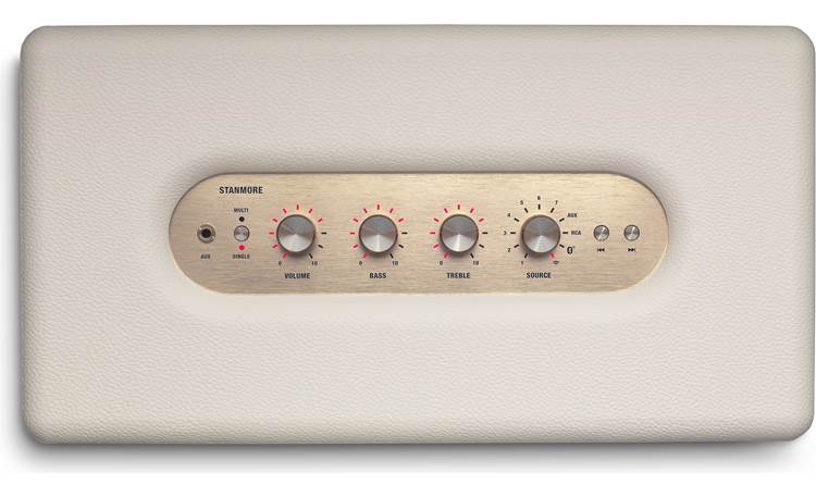Marshall Stanmore Multi-room Cream - top-mounted controls