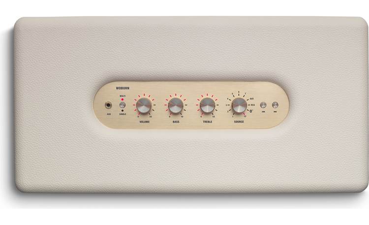 Marshall Woburn Multi-room Cream - top-mounted metal analog controls