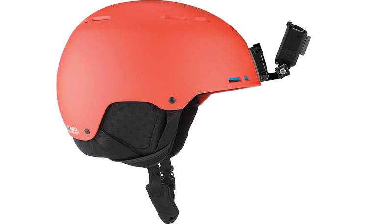 GoPro Helmet Front and Side Mount Shown as front mount