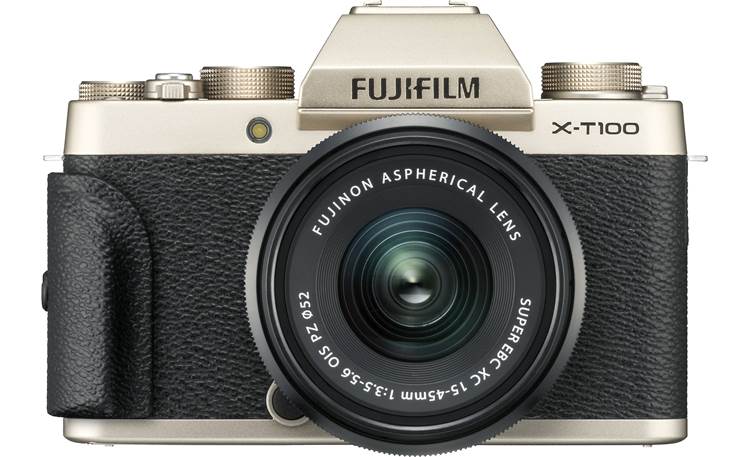 Fujifilm X-T100 Kit Shown with included handgrip