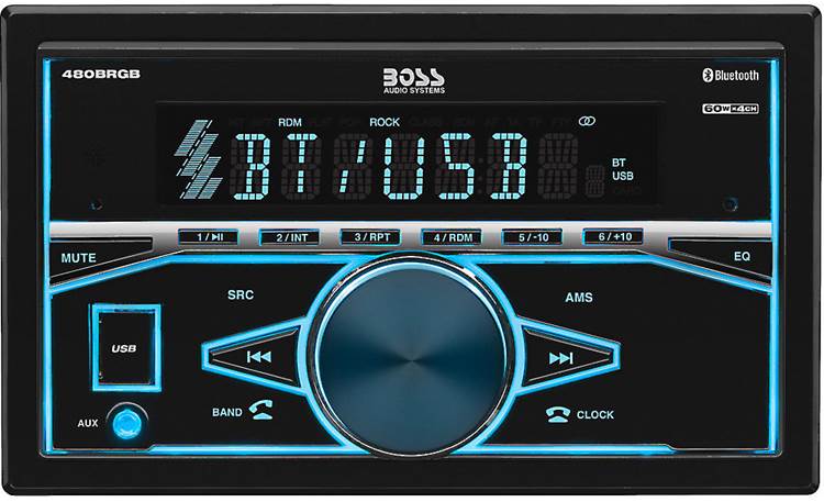 Boss 480BRGB Add Bluetooth and a USB input to your ride