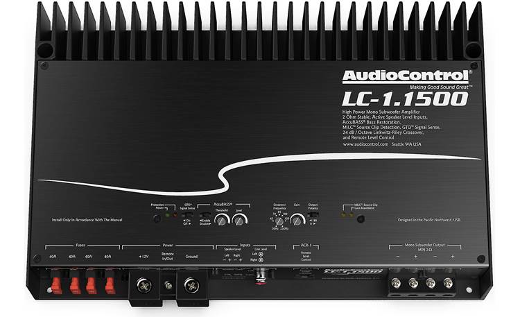 AudioControl LC-1.1500 mono subwoofer amplifier