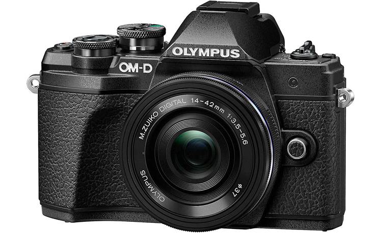 Olympus OM-D E-M10 Mark III Kit Angled front view