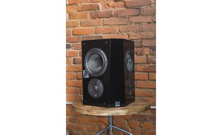 SVS Ultra Tower 5.0 Home Theater Speaker System Ultra surround on stand, grilles removed