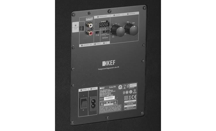 KEF KUBE 10b Close-up of control panel