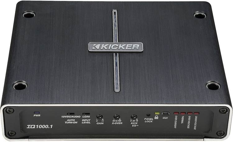 Kicker 42IQ1000.1 Q-Class mono subwoofer amplifier with digital