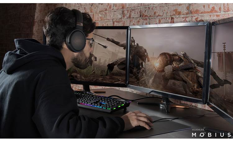 Audeze Mobius Sophisticated head-tracking technology helps keeps gameplay sound in sync with visuals