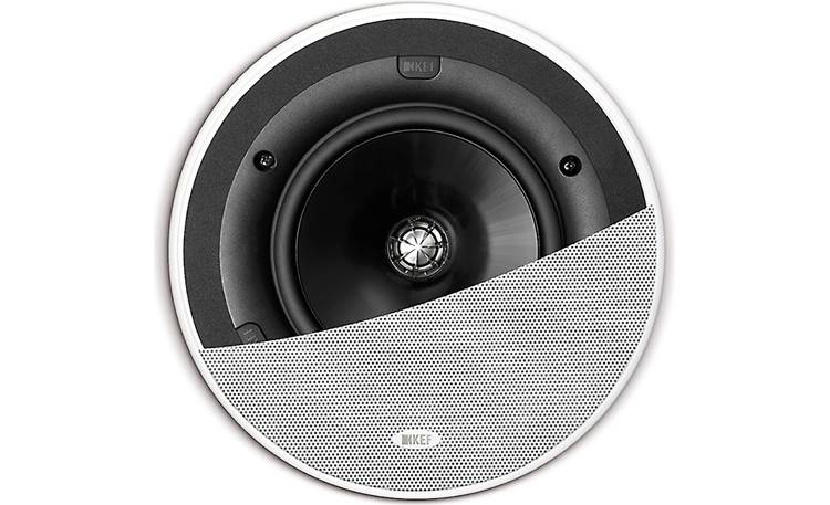 KEF Ci160QR Shown with grille partially cut away