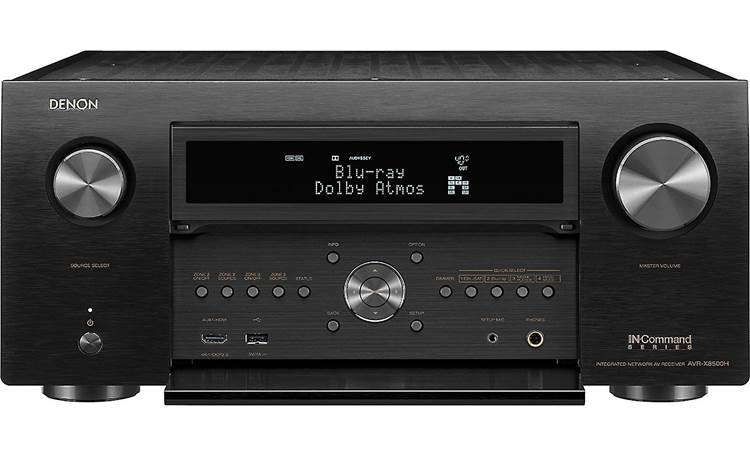 Black Denon AVR-888 7.1-Channel/5.1+2-Channel Independent Zone Home Theater Receiver with HDMI I/O and Serial I/R Control Discontinued by Manufacturer 