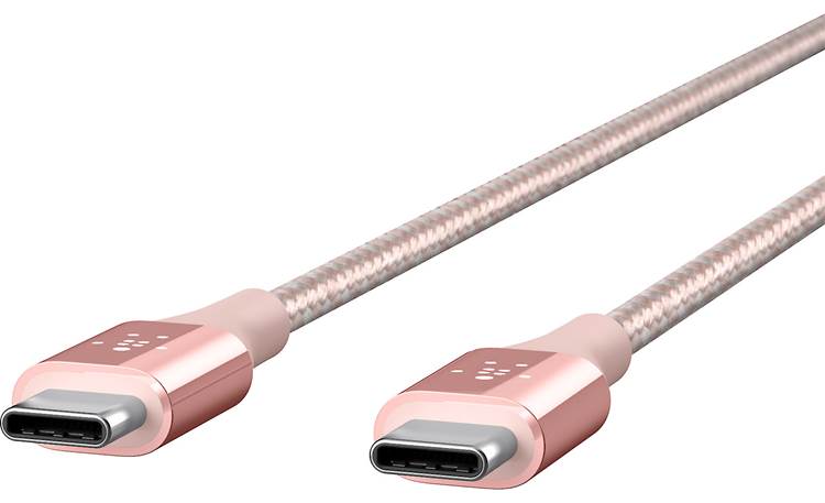 Belkin MIXIT 4-Foot DuraTek USB-C to USB-A Cable Rose Gold