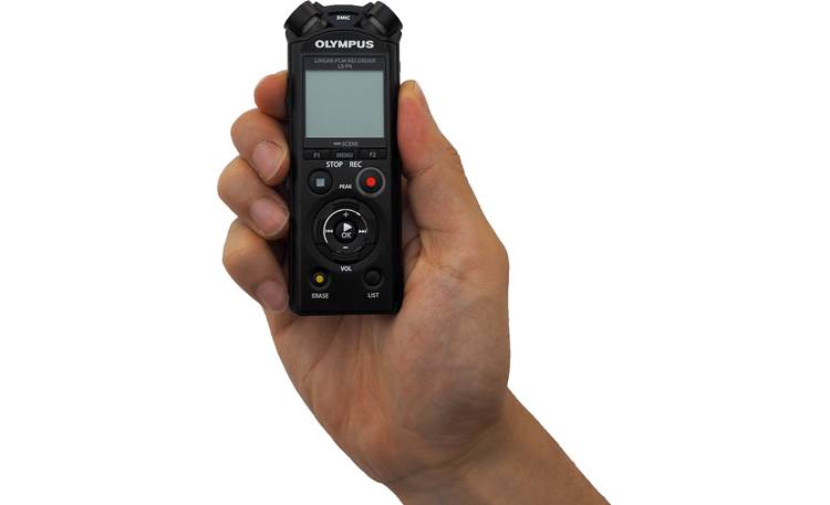 Olympus LS-P4 8GB digital audio recorder with expandable memory