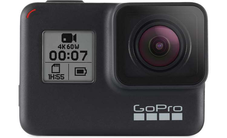 GoPro HERO7 Black Front screen helps monitor settings and functions