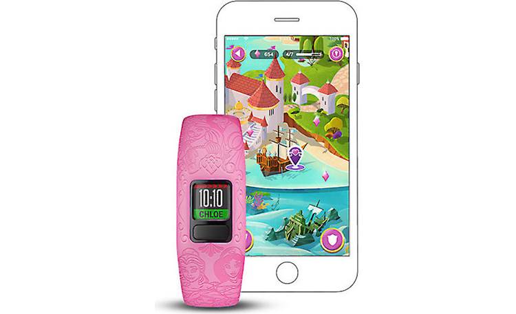 Disney Garmin selling Vivofit jr 2 kids fitness tracker princess pink