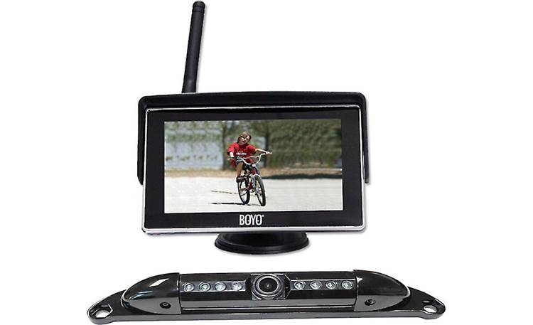 Boyo VTC525R Wireless Rear-view Camera System With 5" Dash-mounted ...