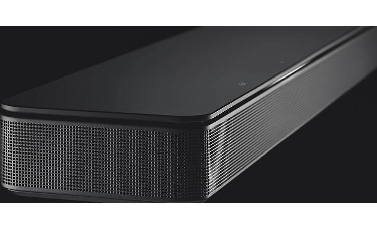Bose® Soundbar 500 Wraparound metal grille feels sturdy and looks great