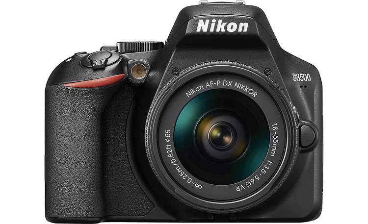 Nikon D3500 Two Lens Kit Front, straight-on