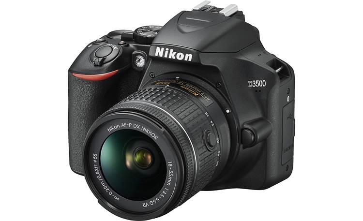 Nikon D3500 Two Lens Kit Angled front view