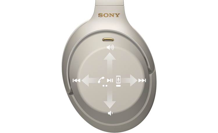 Sony WH-1000XM3 Touch control over music and phone calls
