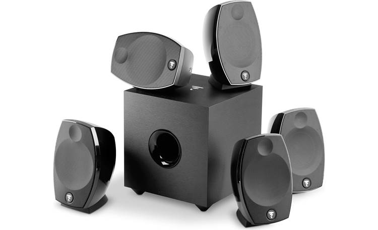 Focal Sib Evo 5.1 Pack 5 compact speakers and a powered subwoofer
