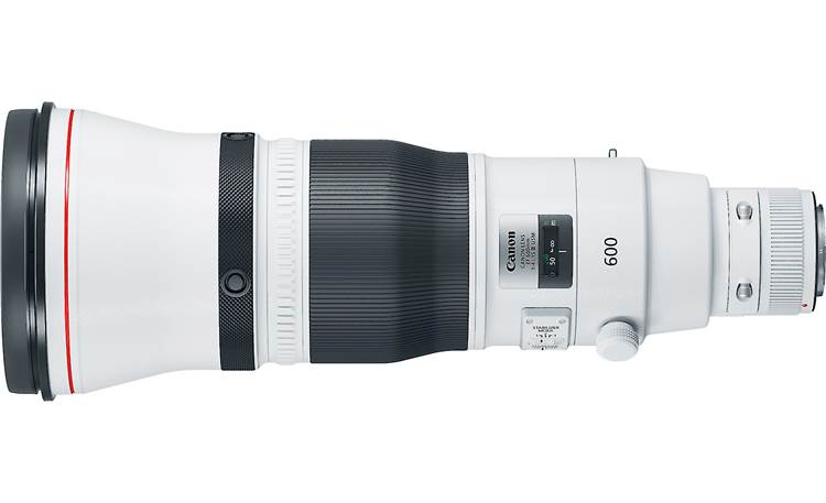 Canon EF 600mm f/4L IS III USM Side view, shown without tripod collar