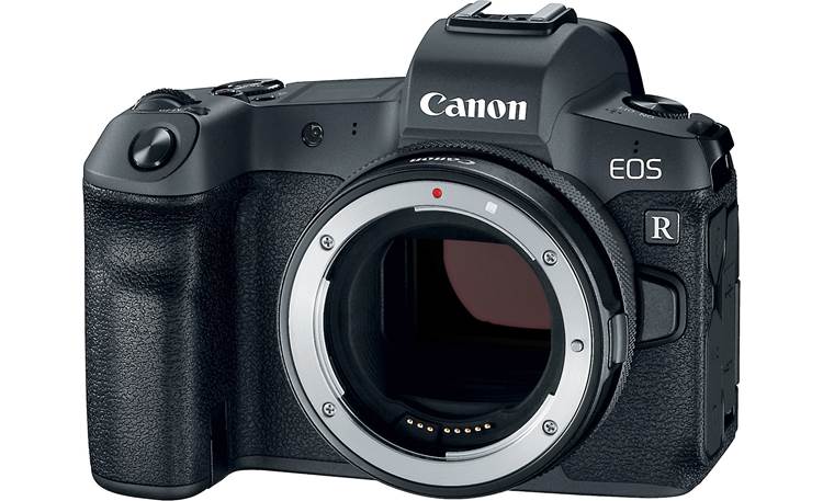 Canon EOS R (no lens included) Angled front view
