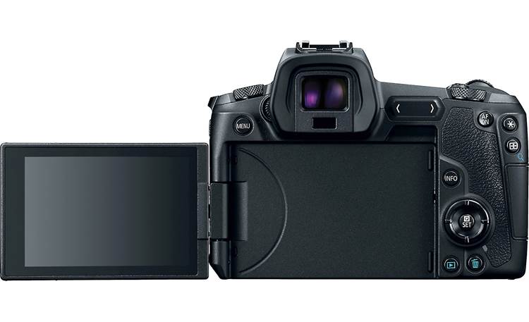 Canon EOS R Kit Shown with rotating touchscreen flipped out