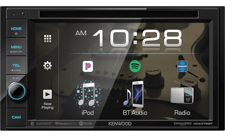 Kenwood DDX376BT For those who like an good old-fashioned volume knob, this receiver has it