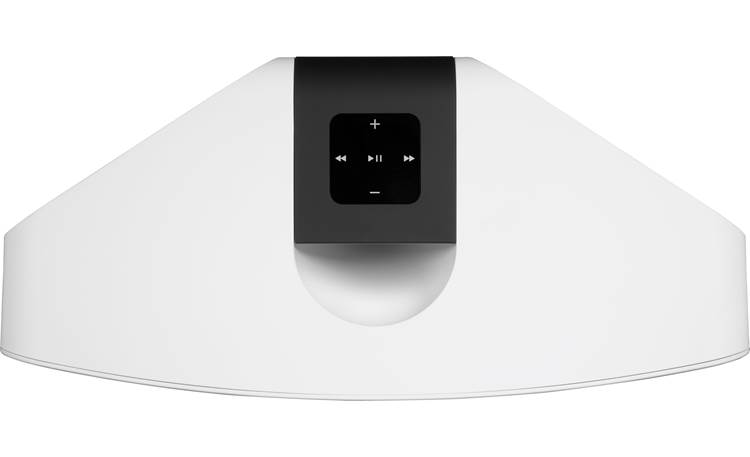 Bluesound PULSE 2i White - top-mounted control buttons