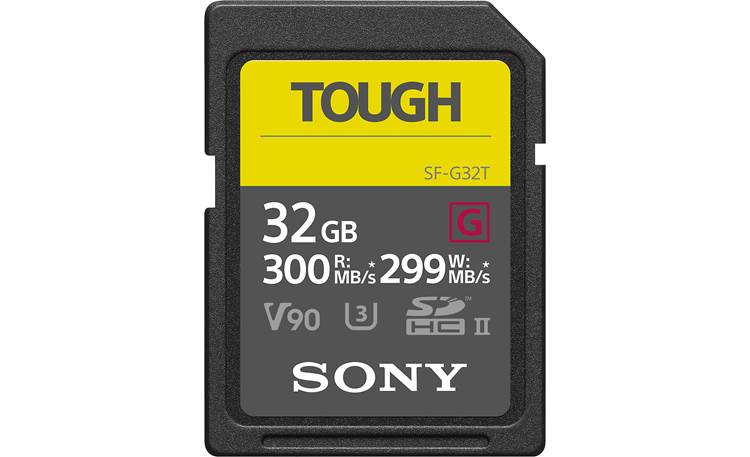 Sony SF-G Series Tough SDHC Memory Card Front