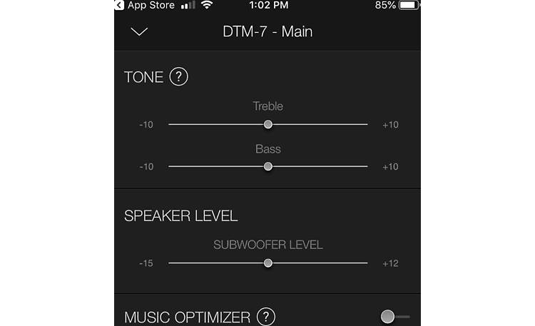 Integra DTM-7 Stereo receiver with Wi-Fi®, Bluetooth