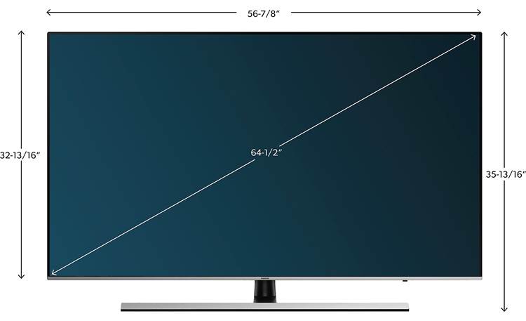 Samsung UN65NU8000 Dimensions