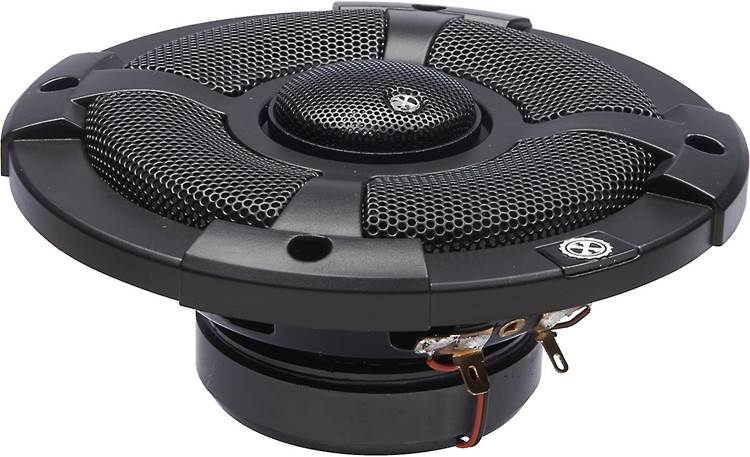 PowerBass XL-52SS includes both white and black aluminum mesh grilles